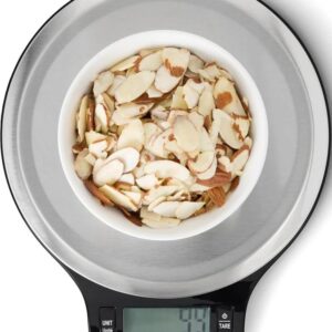 amazon basics digital kitchen scale lcd display 11lb capacity black