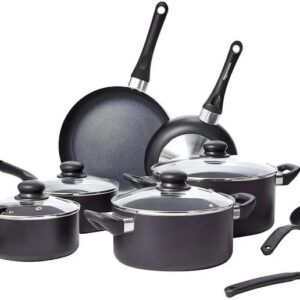 amazon basics non stick cookware 15 piece set