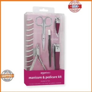 amazon basics 6 piece manicure and pedicure kit