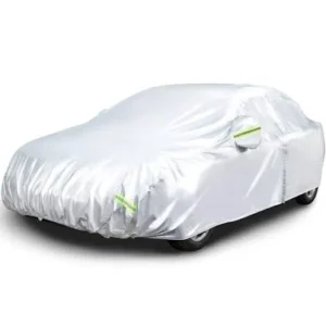 amazon basics silver weatherproof car cover