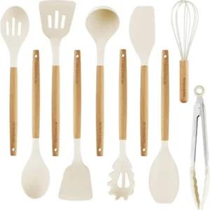 amazon silicone 10 pcs kitchen cooking utensils set recycled materials certification new home