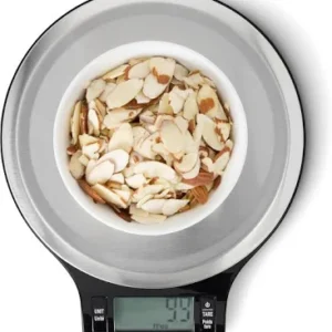 amazon basics digital kitchen scale with lcd display batteries